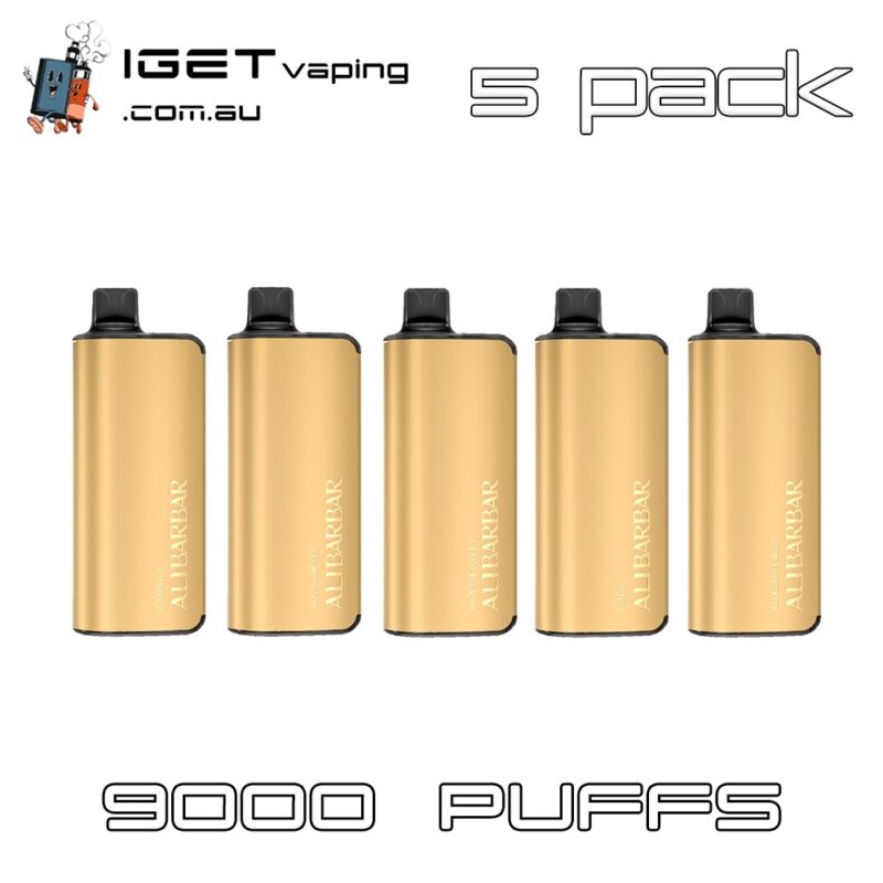 Alibarbar Ingot 9000 Puffs 5 Pack Disposable Vape