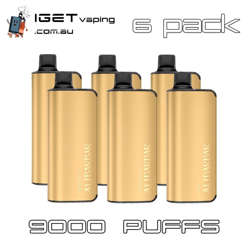 Alibarbar Ingot 9000 Puffs 6 Pack Disposable Vape