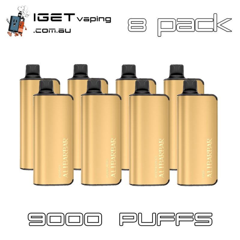 Alibarbar Ingot 9000 Puffs 8 Pack Disposable Vape