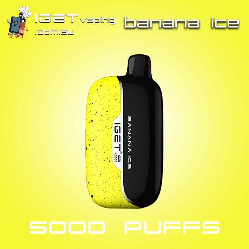 BANANA ICE IGET MOON 5000 Puffs Disposable Vape