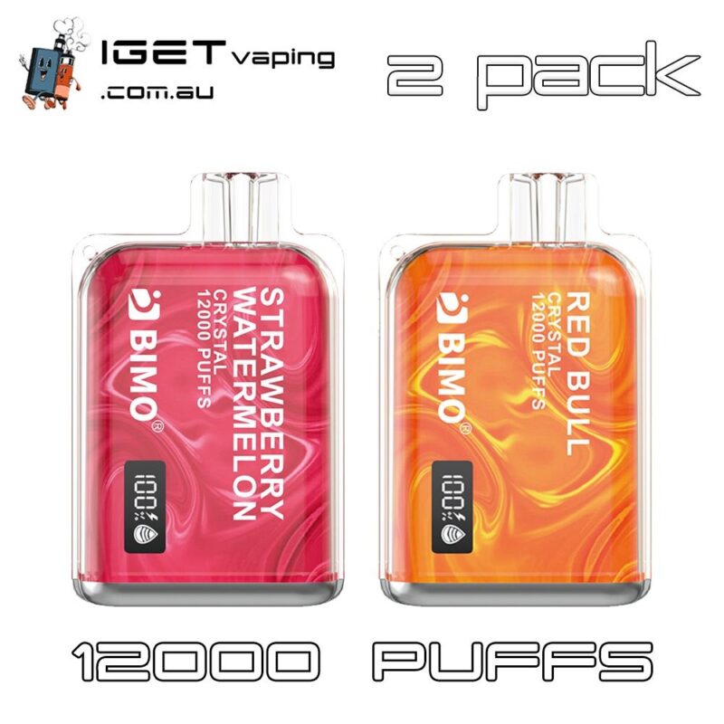 BIMO Crystal 12000 Puffs 2 Pack Disposable Vape