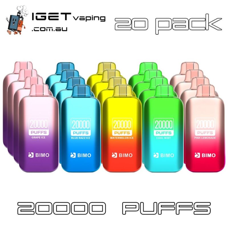 BIMO TURBO 20000 Puffs 20 Pack Disposable Vape