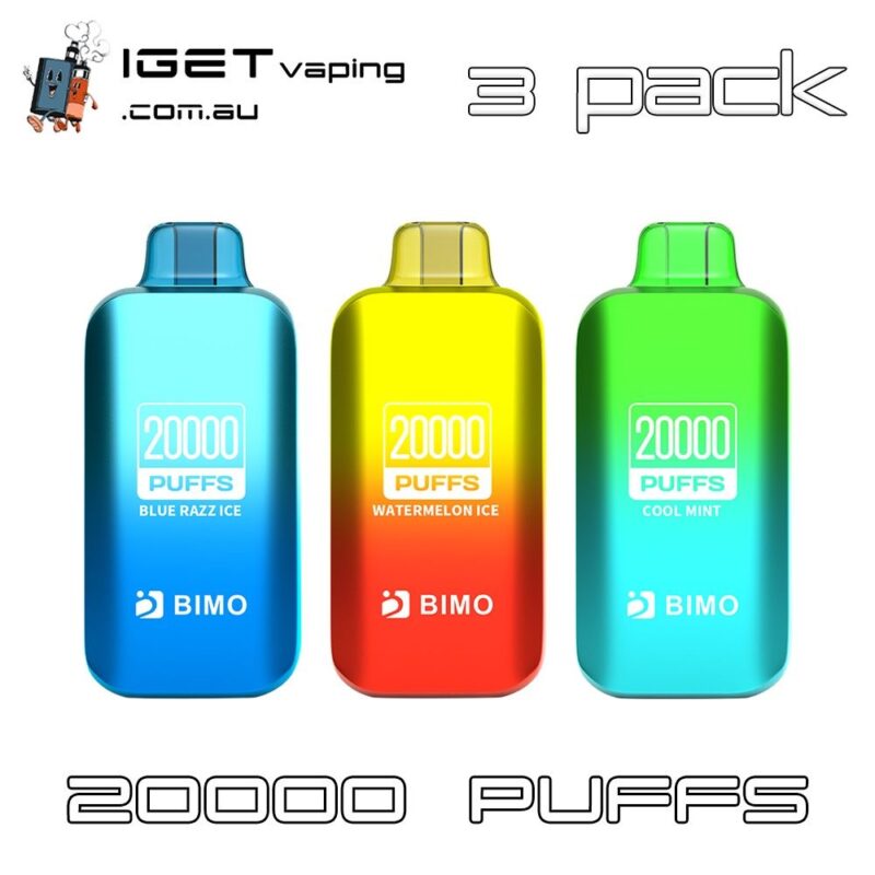 BIMO TURBO 20000 Puffs 3 Pack Disposable Vape