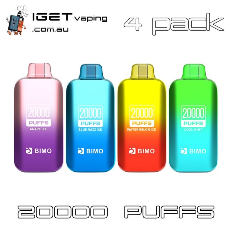 BIMO TURBO 20000 Puffs 4 Pack Disposable Vape