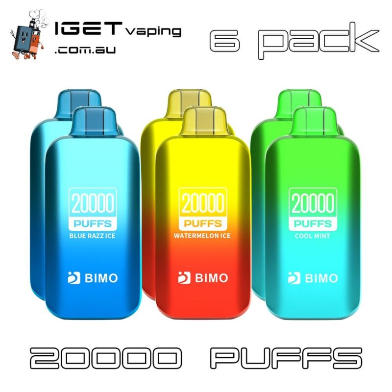 BIMO TURBO 20000 Puffs 6 Pack Disposable Vape