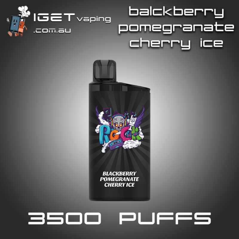 Blackberry Pomegranate Cherry Ice IGET BAR 3500 Puffs Disposable Vape