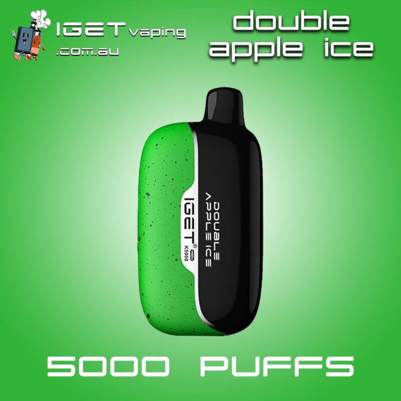 DOUBLE APPLE ICE IGET MOON 5000 Puffs Disposable Vape