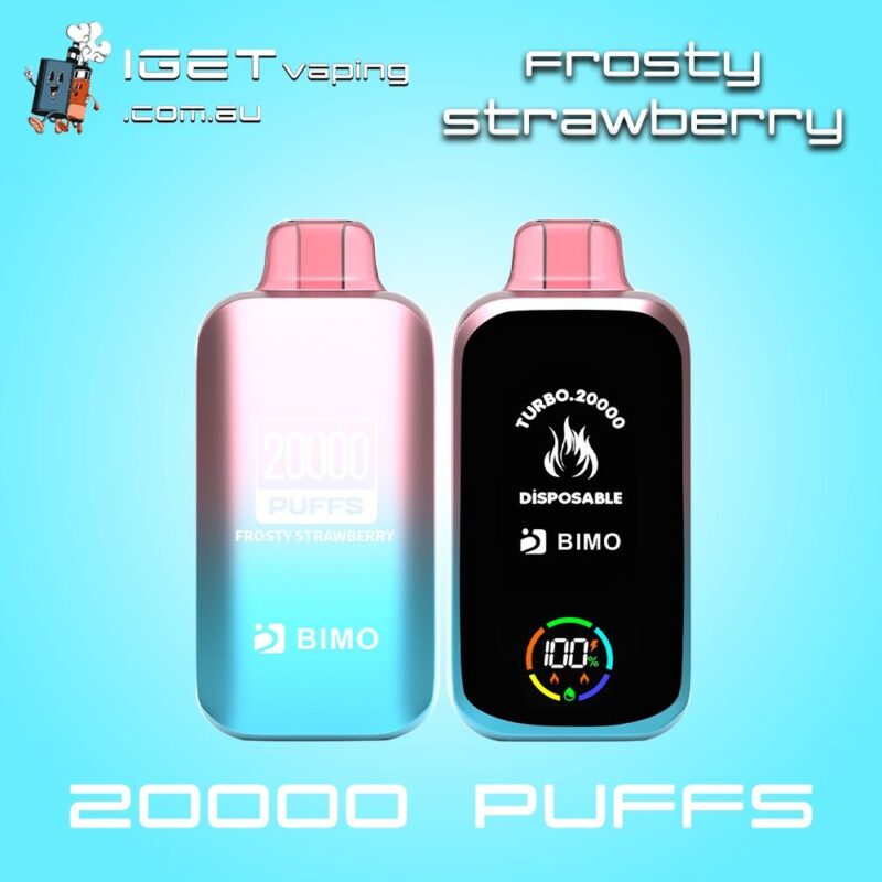 Frosty Strawberry BIMO TURBO 20000 Puffs Disposable Vape