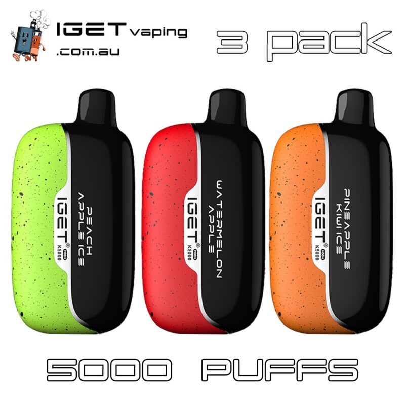 IGET MOON 5000 Puffs 3 Pack Disposable Vape