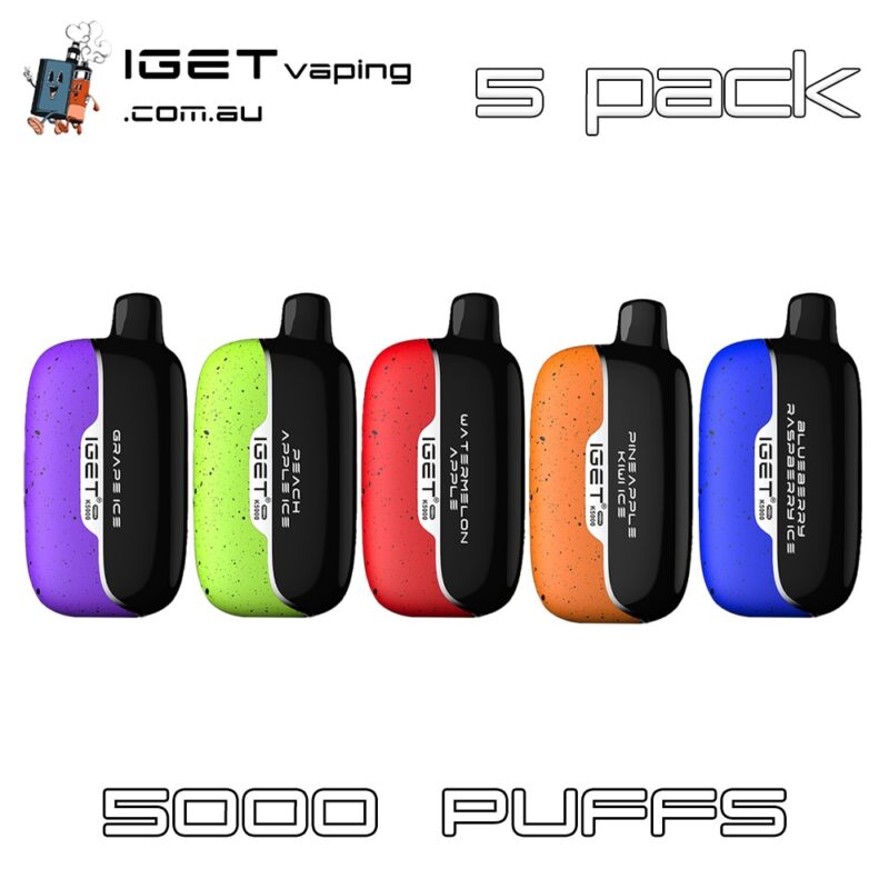 IGET MOON 5000 Puffs 5 Pack Disposable Vape