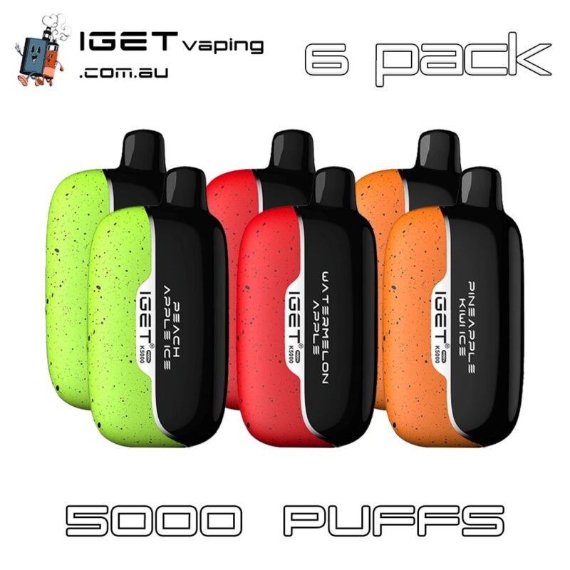 IGET MOON 5000 Puffs 6 Pack Disposable Vape