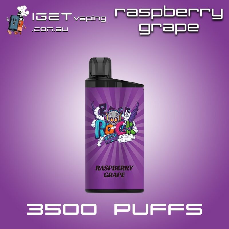 Raspberry Grape IGET BAR 3500 Puffs Disposable Vape