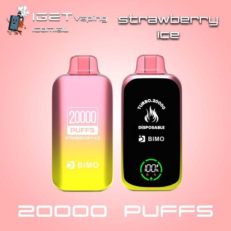 Strawberry Ice BIMO TURBO 20000 Puffs Disposable Vape