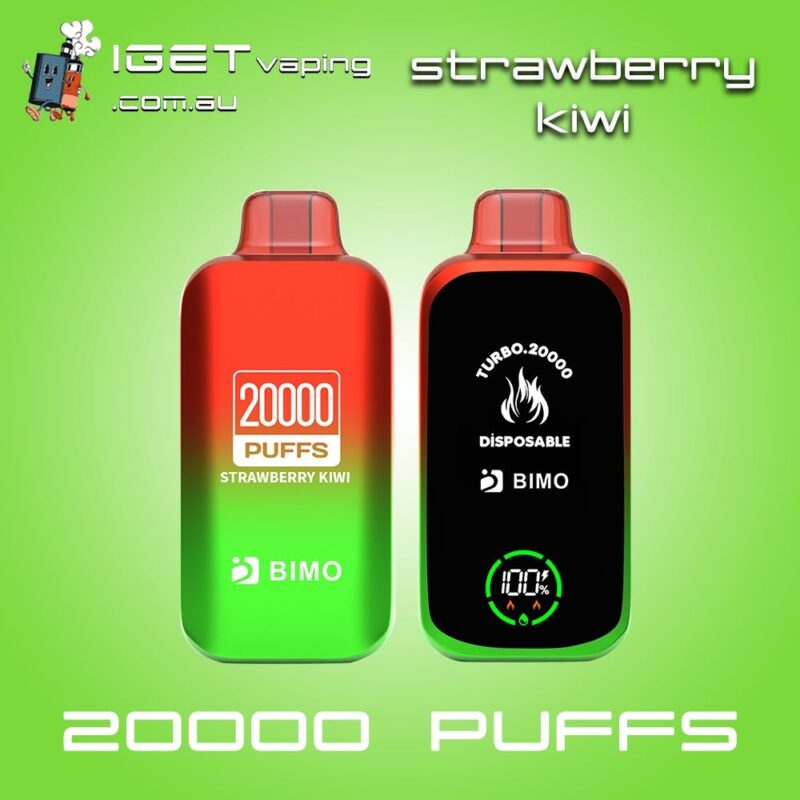 Strawberry Kiwi BIMO TURBO 20000 Puffs Disposable Vape