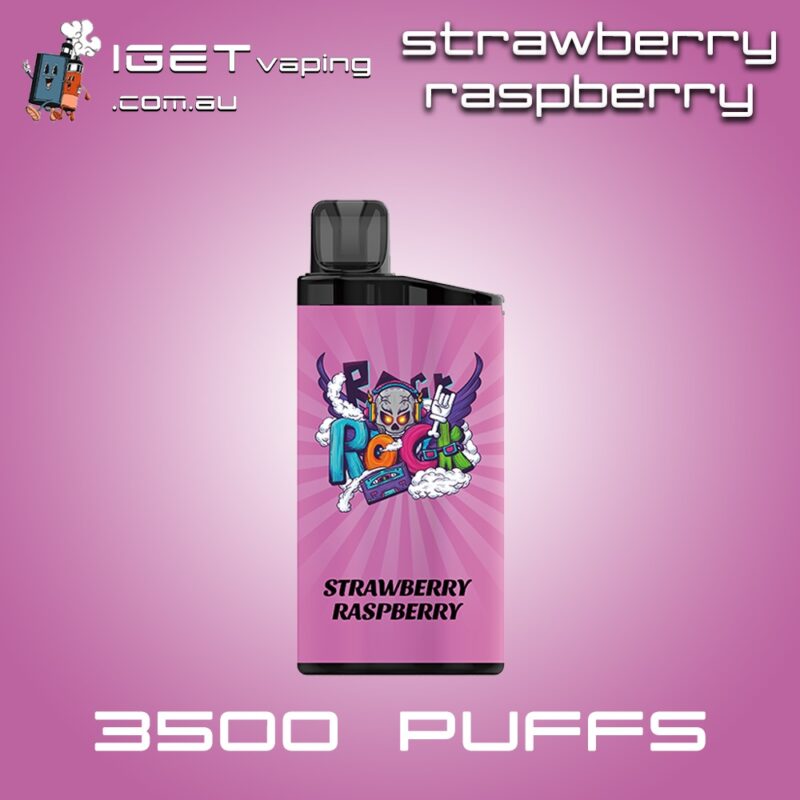 Strawberry Raspberry IGET BAR 3500 Puffs Disposable Vape